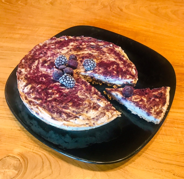 ronde blueberry twist taart